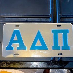 Vintage Alpha Delta Pi license plate